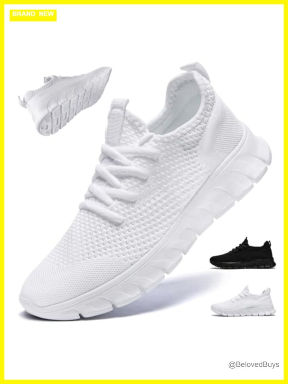 Womens Walking Shoes Running Tennis Sneakers Non Slip Gym Slip on Work Shoe